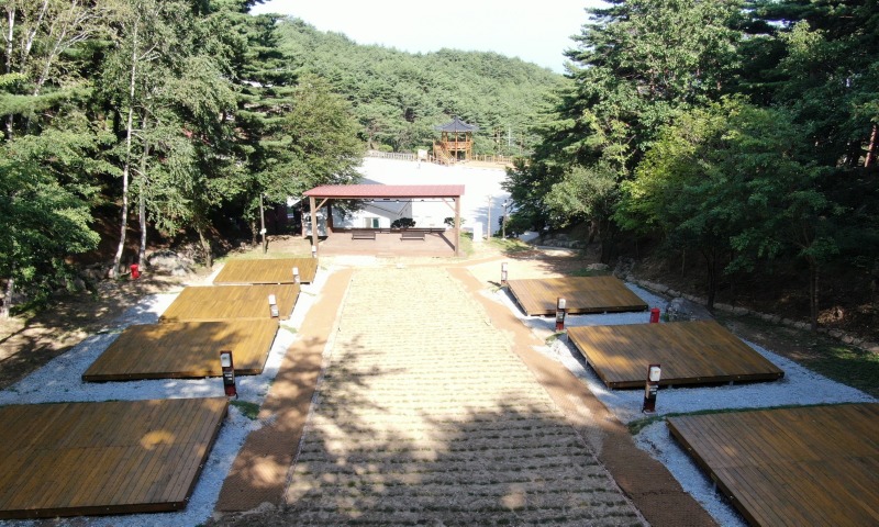 국립칠보산자연휴양림 새롭게 단장한 제2야영장