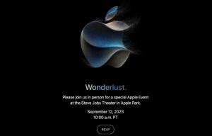 애플의 이벤트 초대장