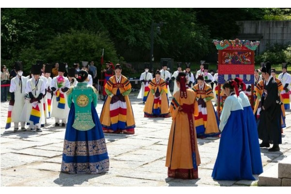 2023 봄 궁중문화축전 ‘시간여행-영조, 홍화문을 열다(연향을 준비하다)’ (문화재청 제공)