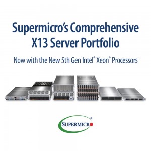 5세대 인텔 제온 프로세서가 탑재된 슈퍼마이크로 X13 서버 제품군
