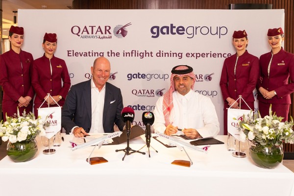 카타르항공과 게이트그룹이 케이터링 파트너십을 체결하고 기내식 서비스의 질을 올리기로 했다.