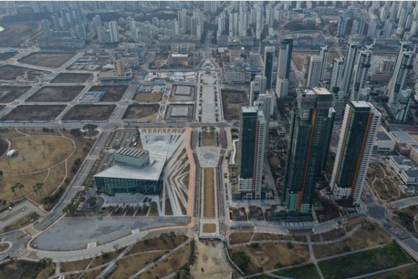 세종시 나성동 도시상징광장 항공 사진(세종시 제공)
