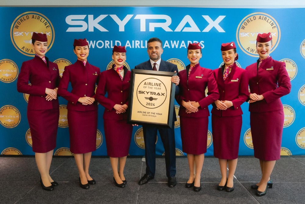 카타르항공이 올해의 항공사 (Airline of the Year) 1위 타이틀을 8번째 수상했다.