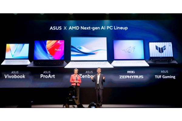 컴퓨텍스에서 AMD와 에이수스의 발표 장면. 사진=영상 캡처