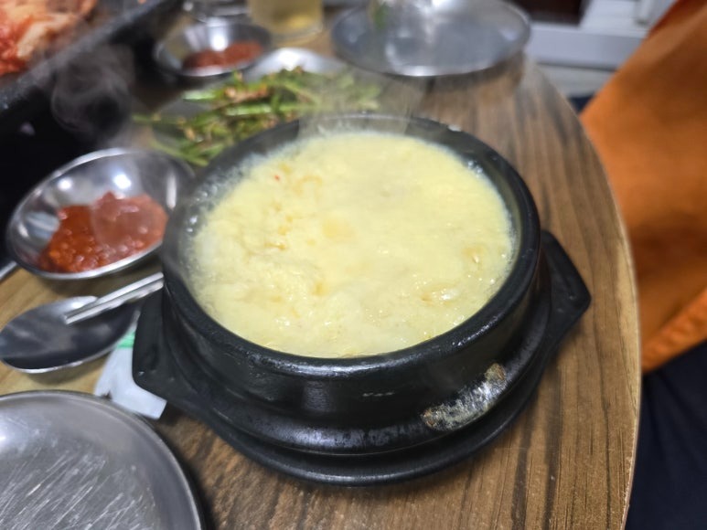 장수정육식당 계란찜