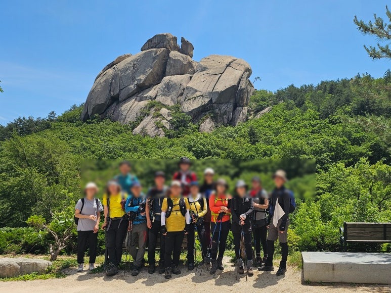 금강산 화암사 쌀바위