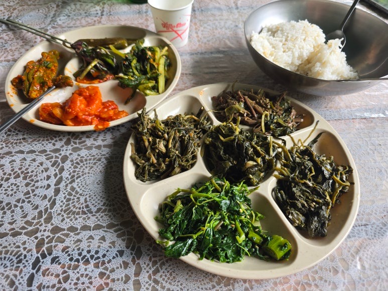 비수구미마을 산채비빔밥